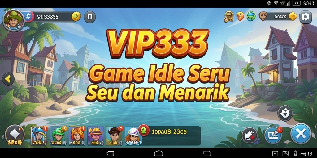 Tampilan gameplay <strong>VIP333</strong> yang menarik dalam mode Idle.